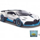 Car W/Rotary Turntable Bugatti Divo White 31526W 1/24 Scale Diecast Toys