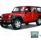 Car W/Rotary Turntable 2015 Jeep Wrangler Unlimited 31268Or 1/24 Diecast Toys Car W/Rotary Turntable 2015 Jeep Wrangler Unlimited 31268Or 1/24 Diecast Toys