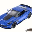 Car & Trailer 2015 Chevy Corvette Z06 Blue 34133 1/24 Scale Diecast Toys