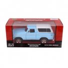 1978 Ford Bronco Blue Showcasts 71373Wbu 1/24 Scale Model Car Diecast Toys 1978 Ford Bronco Blue Showcasts 71373Wbu 1/24 Scale Model Car Diecast Toys
