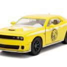 2015 Dodge Challenger Srt W/ Yellow Ranger 1/24 Car 34392 Diecast Toys