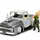 1956 Ford F100 Pickup W/ Guile Figure 1/24 Car 34373 Diecast Toys