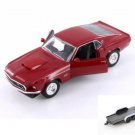 Car W/Trailer 1969 Ford Mustang Boss 429 Hardtop Red 24067Wr 1/24 Diecast Toys Car W/Trailer 1969 Ford Mustang Boss 429 Hardtop Red 24067Wr 1/24 Diecast Toys