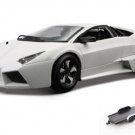 Car W/Trailer Lamborghini Reventon White Bburago 21041 1/24 Car Diecast Toys