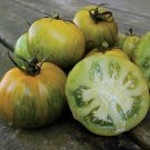 Tomato 50 Green Zebra Tomato Indeterminate Seeds Fresh Garden
