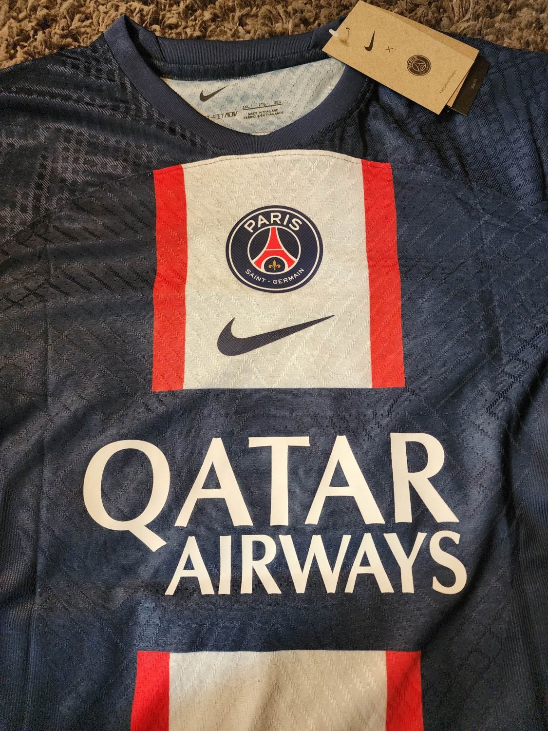 Maillot PSG 2022/2023 UCL Match Prepared Messi, Taille M, Sans étiquette