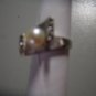 Ladies Pearl & Diamond Ring