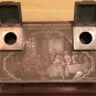 inkwell wooden french Signed by B.WICKER Gr.Mozart CHEZ MADAME De POMPADOUR 19th