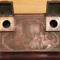 inkwell wooden french Signed by B.WICKER Gr.Mozart CHEZ MADAME De POMPADOUR 19th
