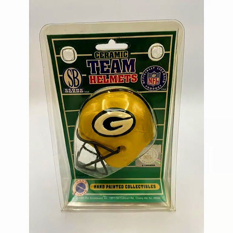New Green Bay Packers - Mini Ceramic Helmet