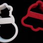 Plastic Cookie Cutters Set of 2 by Acme International Snowman and Bell