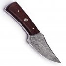 CUSTOM HAND FORGED DAMASCUS STEEL SKINER KNIFE