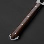 Custom Damascus Steel Axe Hunting Knife Handmade WITH ROSS WOOD HANDLE