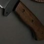 CUSTOM HAND FORGED D2 STEEL HUNTING KNIFE WTIH BALCK COLOUR BALDE