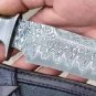 CUSTOM HAND FORGED DAMASCUS STEEL HUNTING KNIFE/ DAMADSUCS WITH RESIN