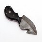 CUSTOM HAND MADE FORGED DAMASCUS STEEL SKINER KNIFE