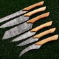 Handmade Knives | Damascus Steel Chef's Knife Set | Perfect Gift | Cooking Set