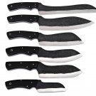 Custom Hand made Knives | HIGH CARBON STEEL Chef's Knife Set | Perfect Gift | Cooking Set