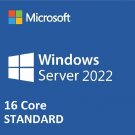 Windows Server 2022 Standard - 1 Server 16 Core License