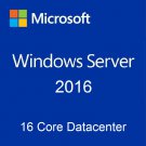 Windows Server 2016 Datacenter - 1 Server 16 Core License