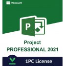 Project 2021 Professional 1 PC License Key & Download