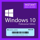 Windows 10 Professional 1 PC Retail License Product Key | Genuine | 32-64 Bit | Global