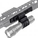 MLOK metal laser flashlight fixture 27mm 25.4mm 20mm diameter universal