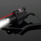 M6 LED adjustable hanging red laser integrated flashlight tactical 3-speed tail line flashlight
