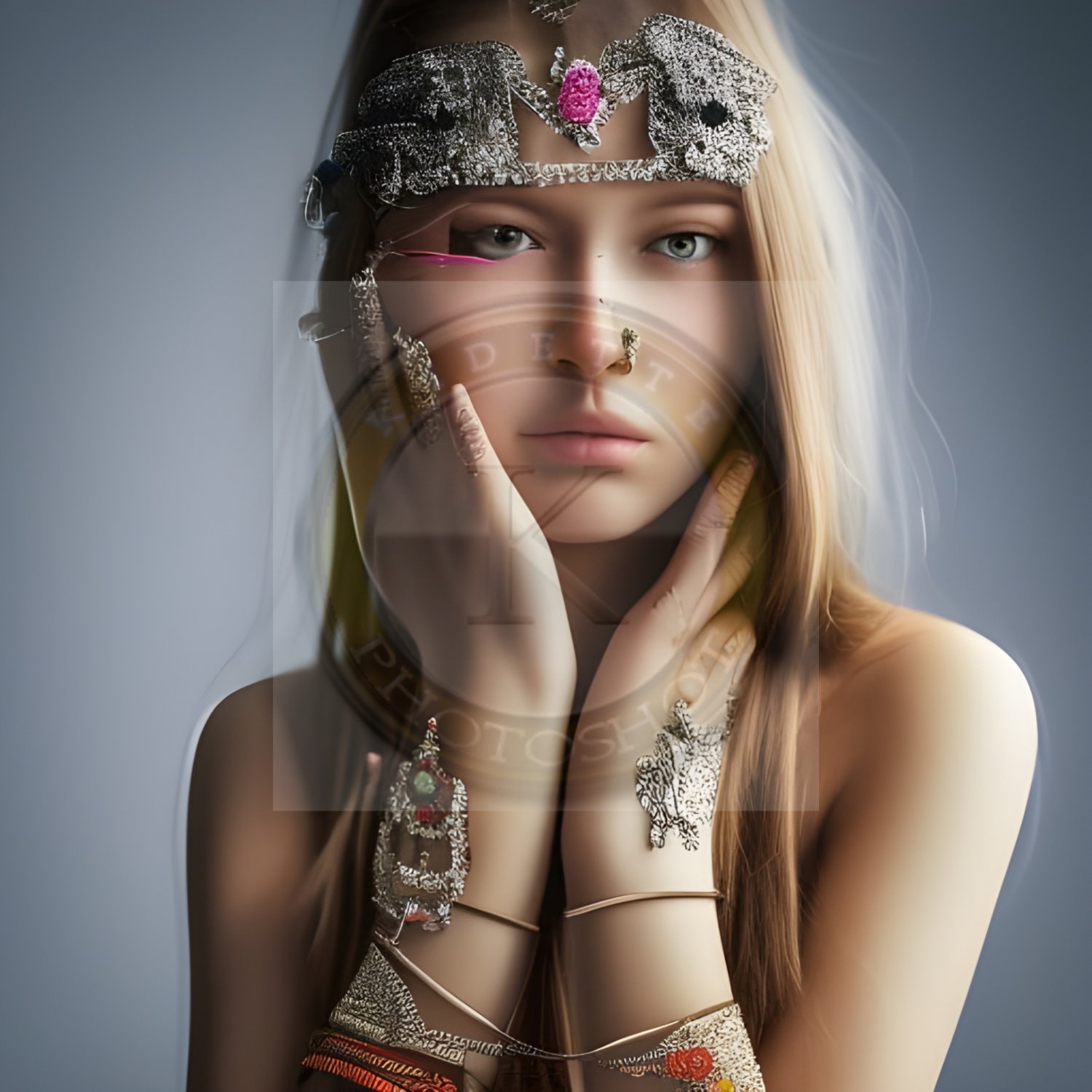 Baltic princess portrait