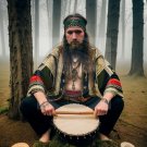 Pagan drummer