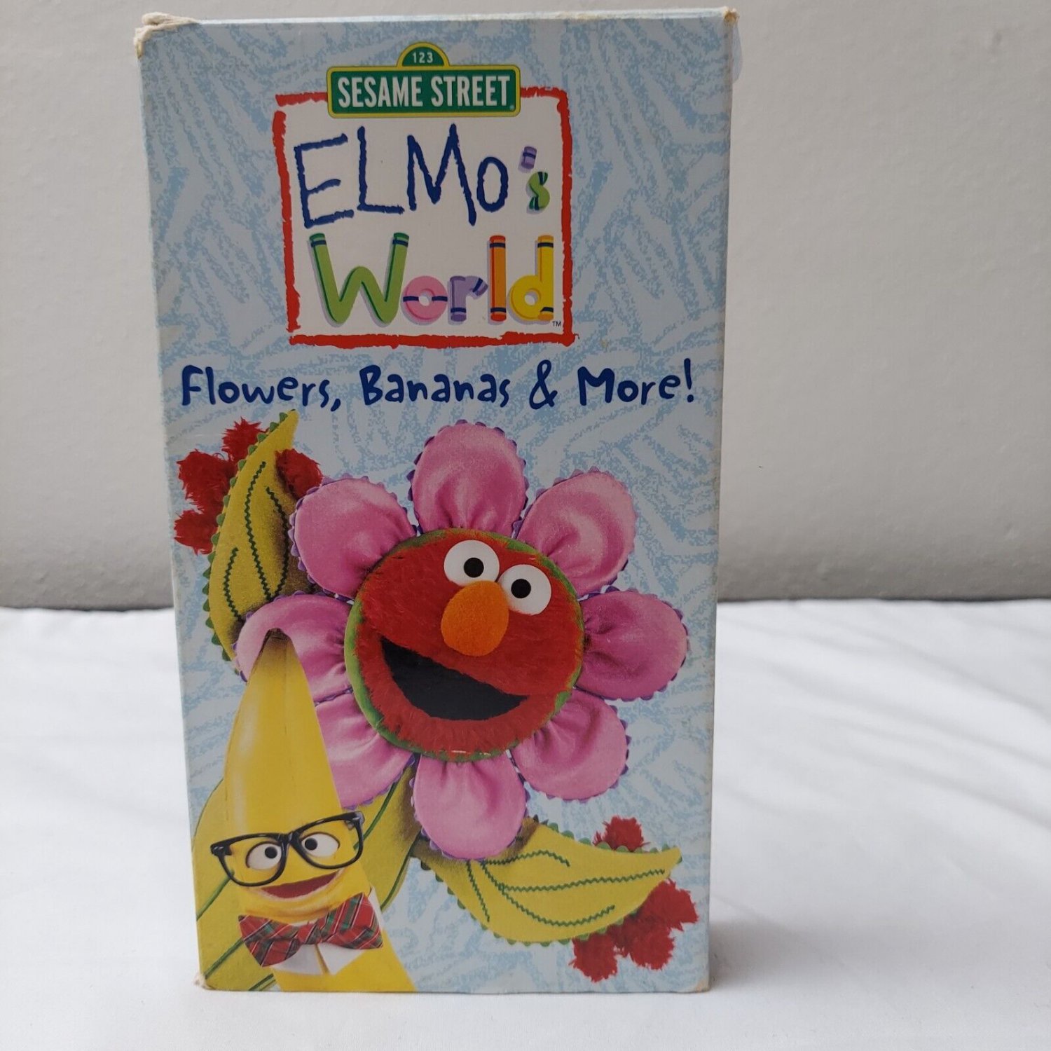 Sesame Street Elmo’s World Flowers Bananas More Vhs Vintage Video Tape Tested