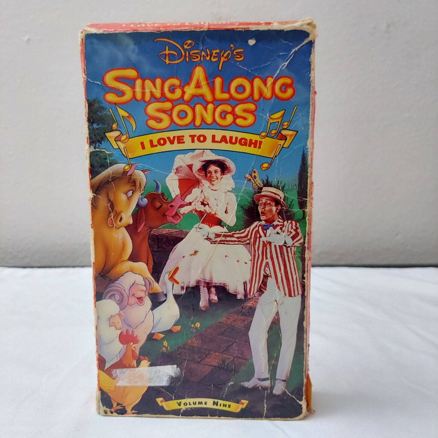 Disney's Sing Along Songs I Love to Laugh! Vol 9 VHS Vintage 1992 Mary ...