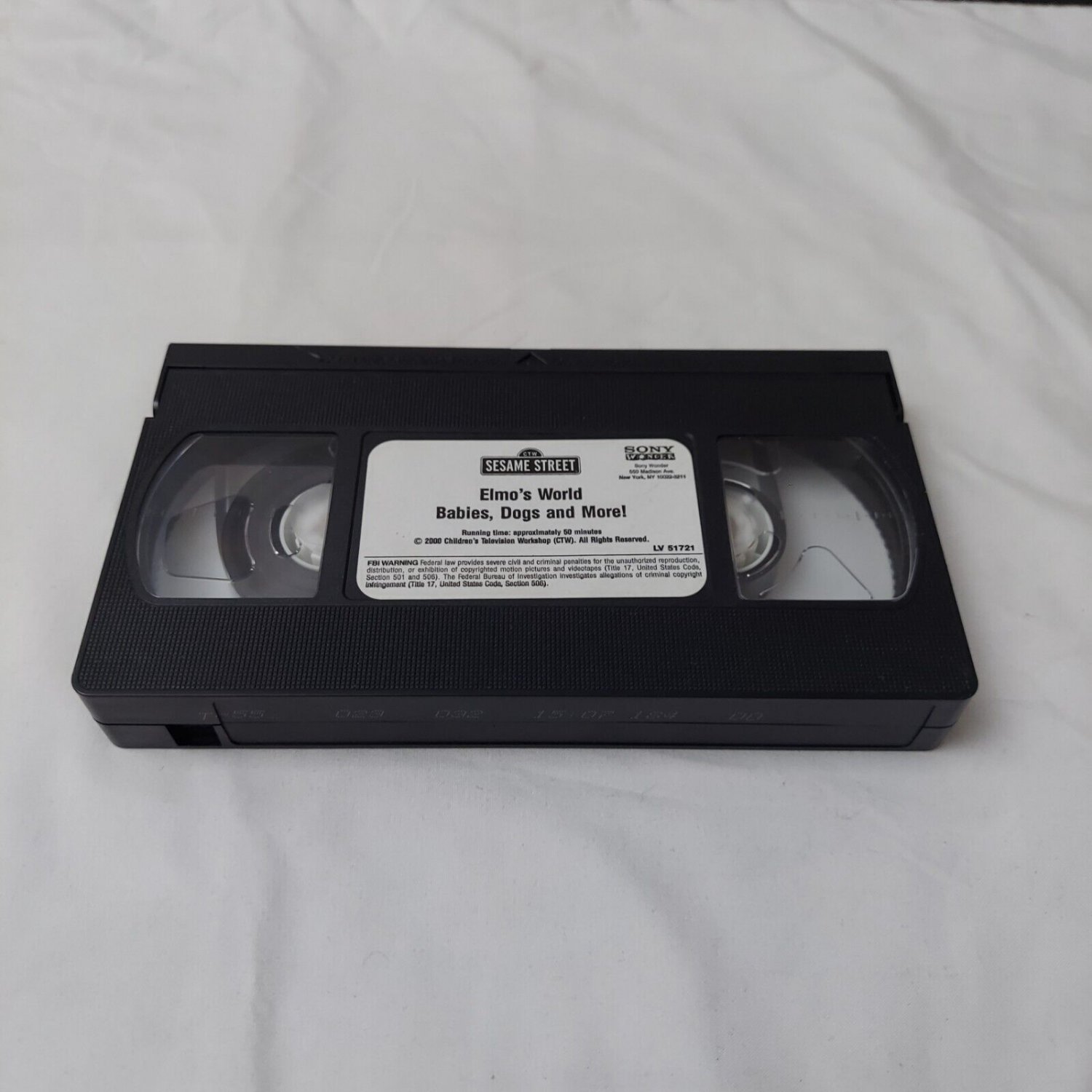 Sesame Street Elmo’s World Babies, Dogs And More Vhs 2000 Vintage Pbs 