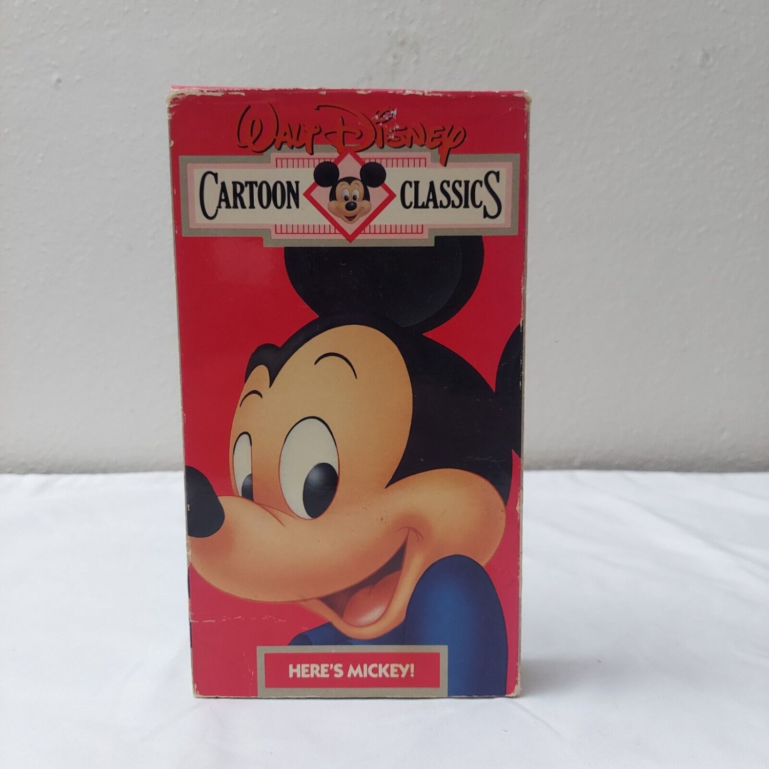 Walt Disney Cartoon Classics Vol 1 Here's Mickey VHS Video Tape 1991