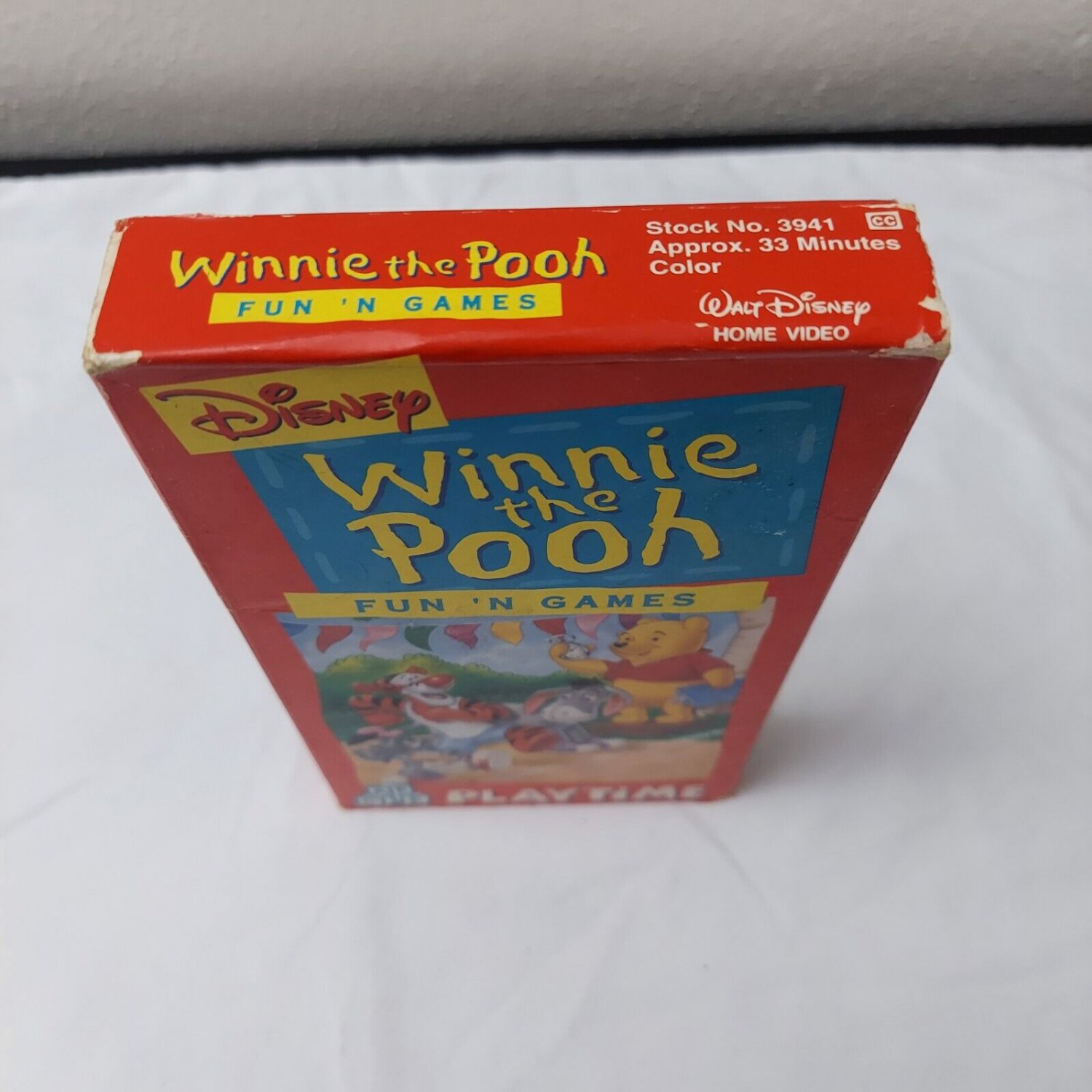 Disney Winnie the Pooh Pooh Playtime Fun N Games VHS 1995