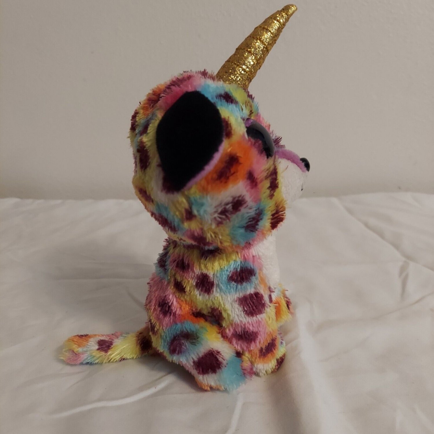 TY Beanie Boos Giselle The Unicorn Plush Toy Stuffed Animal 8" Small