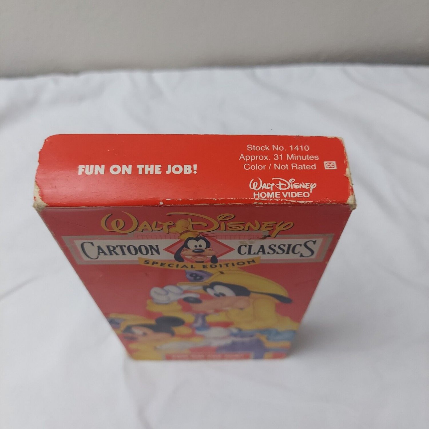 Walt Disney Cartoon Classics Special Edition Fun on the Job VHS 1992