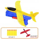 Foam Plane 10M Launcher Catapult Glider Airplane Gun Toy Children Outdoor