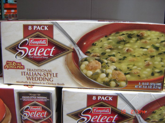 Soup Italian Wedding 8 cans (1.16 lbs., 527 g. each) pack