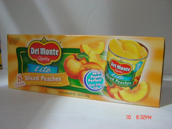 Peaches, Slices Lite 8 cans (0.94lbs., 425g. each) pack