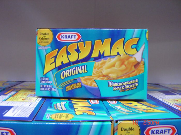Pasta Cheese "Easy Mac" 18 0.75cup (0.134lbs.ea.) servings