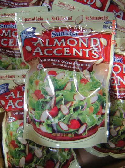 Nuts, Roasted Sliced Almonds (0.91lbs.,411g.)