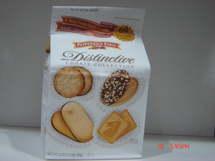 Cookies, Pepperidge Farm, 4 Pack (0.38lbs.,170g. ea.) Variety