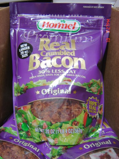 Bacon, Crumbled 1.25 lbs., 567 grams Bag