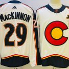 Colorado Avalanche Hockey Jerseys Mens MacKinnon 29 Reverse Retro stitched size S  To 3XL White