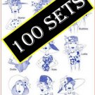 Loralie Designs for Embroidery - 100 Sets