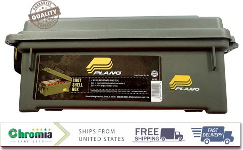 Plano 1612 Tool Box Portable Ammo Field Storage Bin Utility Chest Shot Shell
