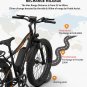 Ebike 26" 750W 48V Electric Bike Mountain Bicycle Fat Tire 28mph E-bike 7 Speed