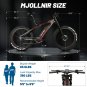 Carbon Fiber Electric Bike Adults 1000W Motor Shimano 8 speed 48V/13AH Fat Tire