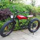 Electric Bike Adults 750W Motor 48V 17.5Ah 26'' Fat Tire Ebike Shimano 7-Speed